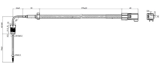 Sensore di temperatura per Ford - 2ML014