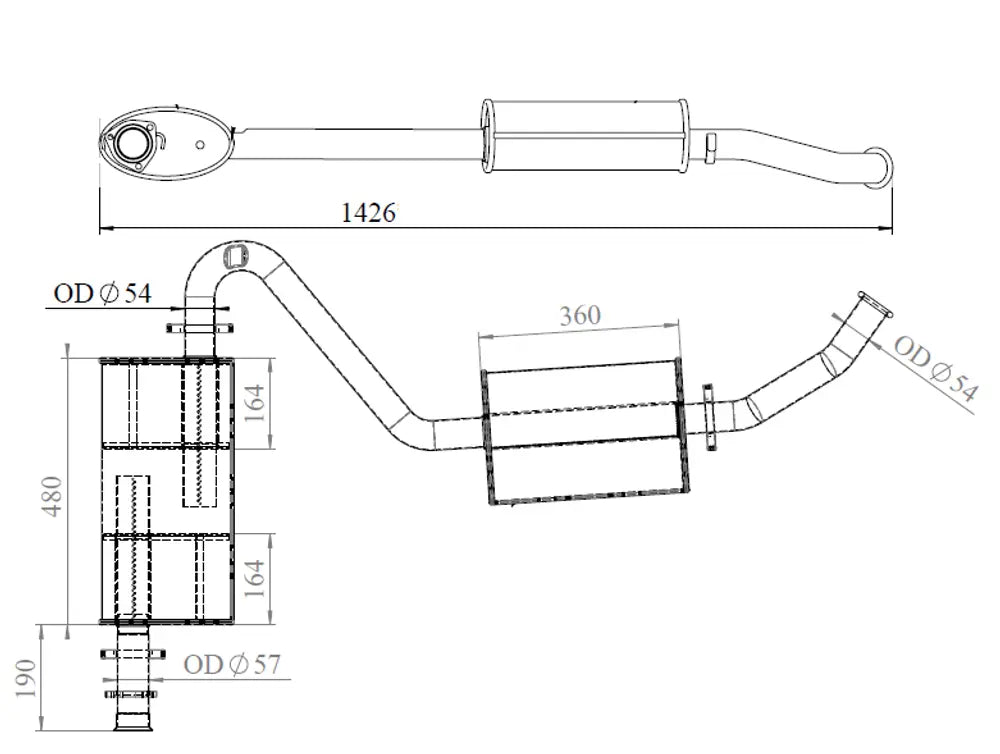 Silenziatore per Citroen - 33328