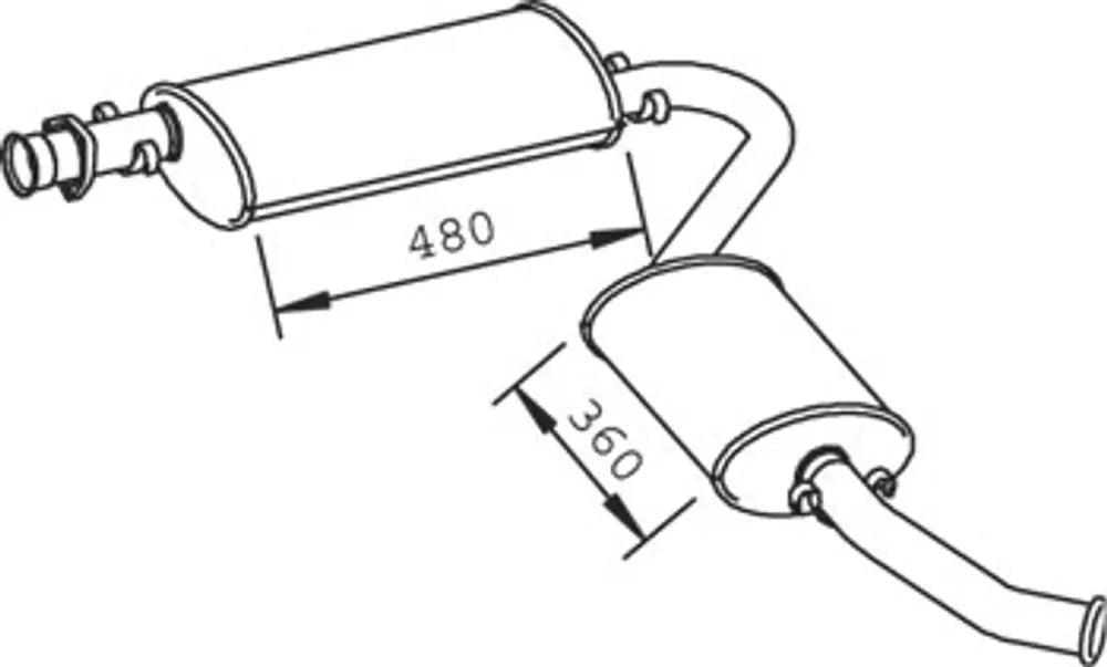 Silenziatore per Fiat - 33365