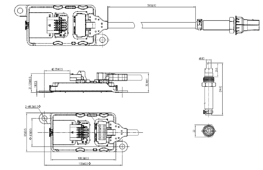 Sensore NOx per Isuzu - 39030