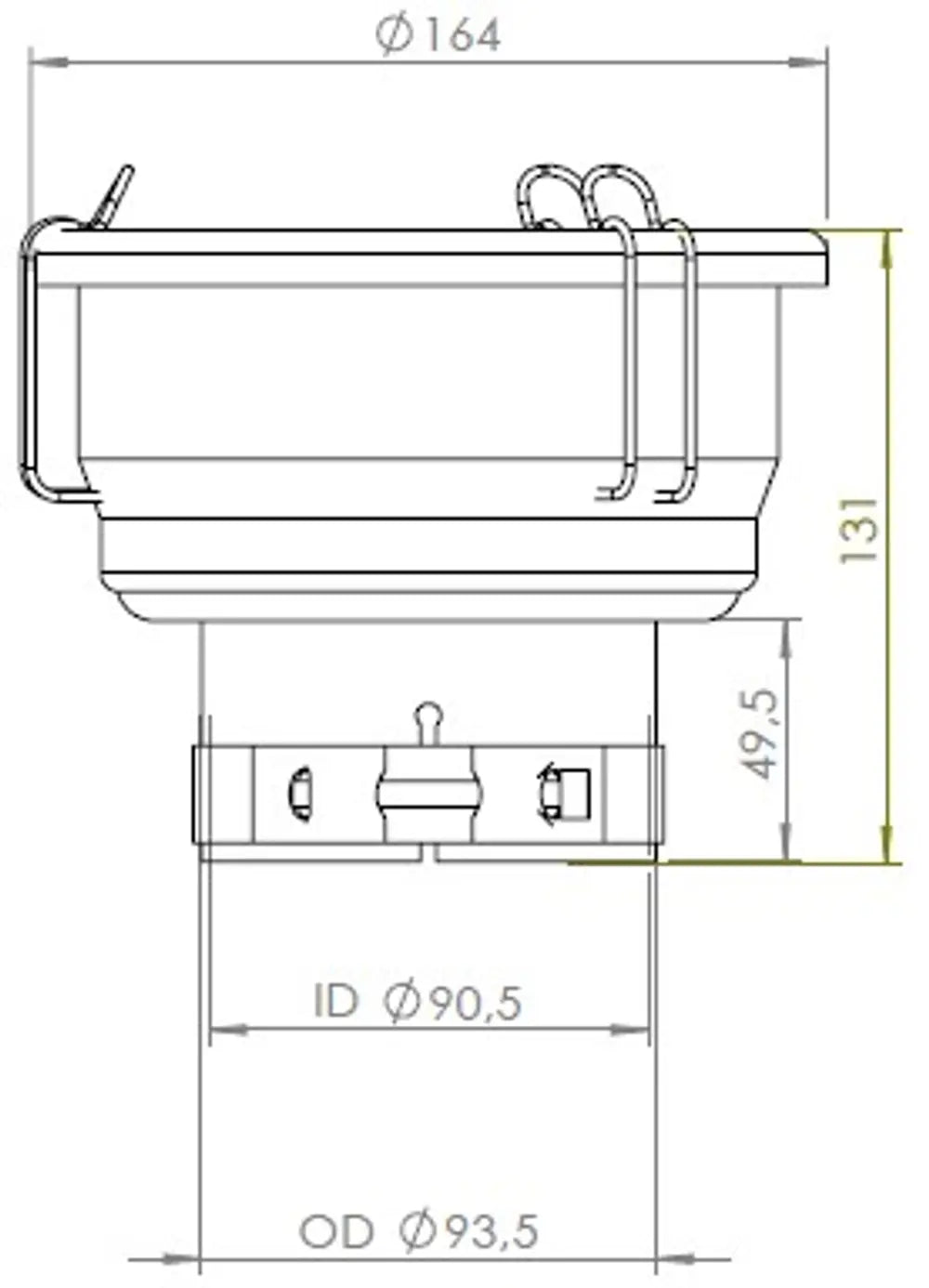 Parascintille, Tubo, Ø=90.5 - 40814