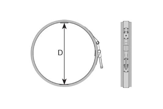 Lambdalarsen Joint per Baffle Size 445 - 42818