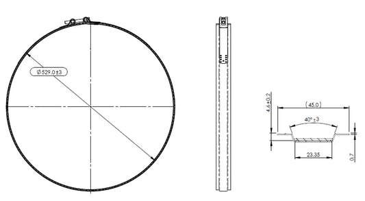 Lambdalarsen Joint per Baffle Size 518 - 42819