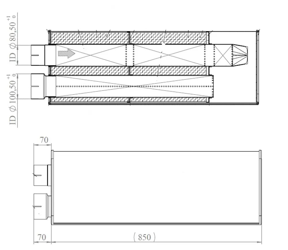 Silenziatore per MAN - 47308