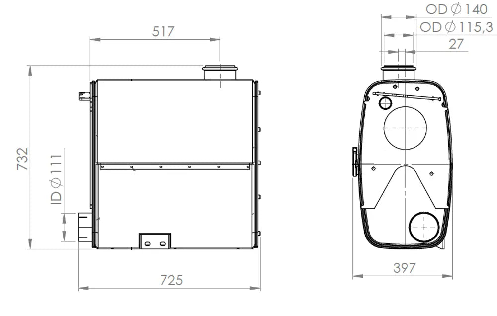 Silenziatore con SCR per MAN - 47374