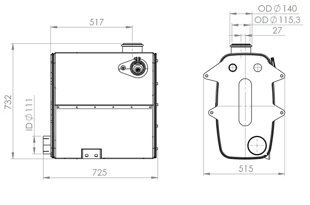 Silenziatore con SCR per MAN - 47378