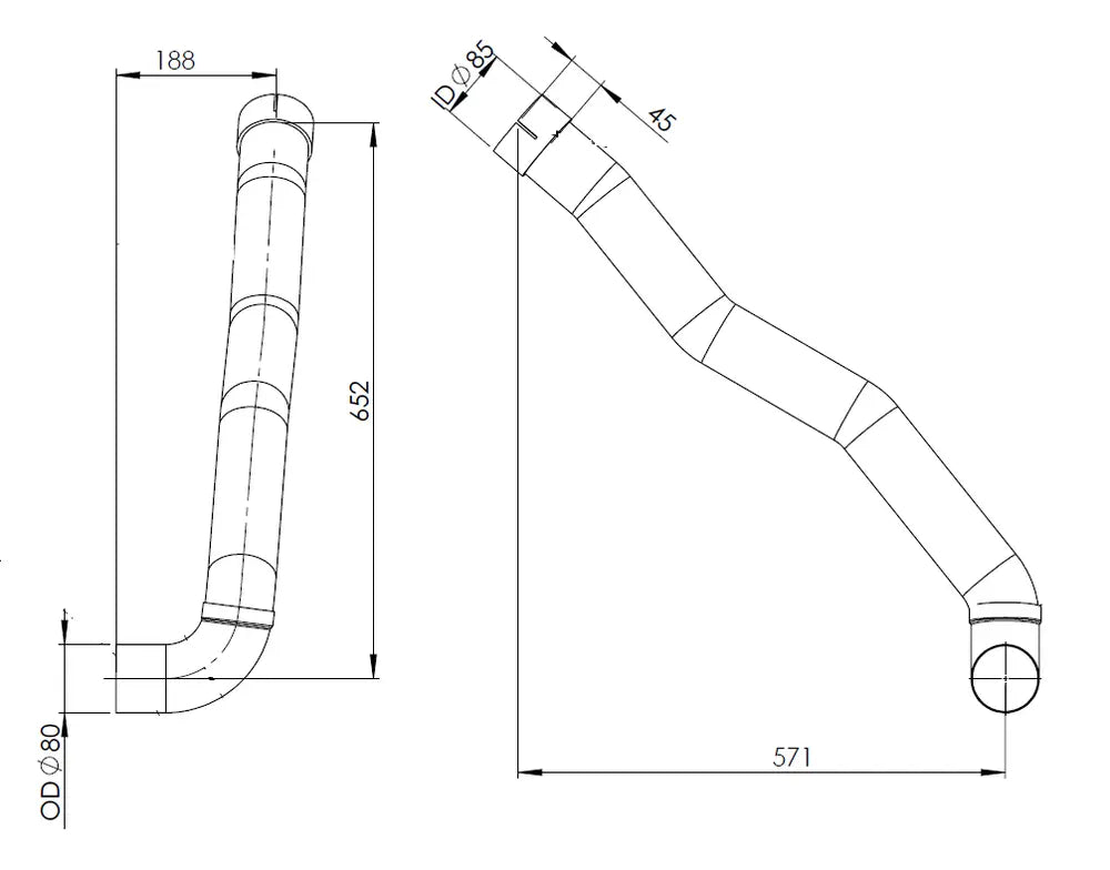 Tubo per MAN - 47509