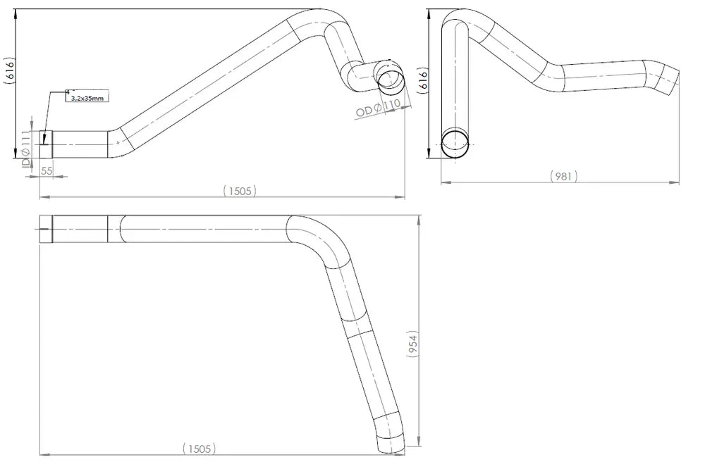 Tubo per MAN - 47550