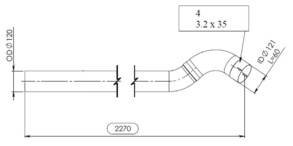 Tubo per MAN - 47774