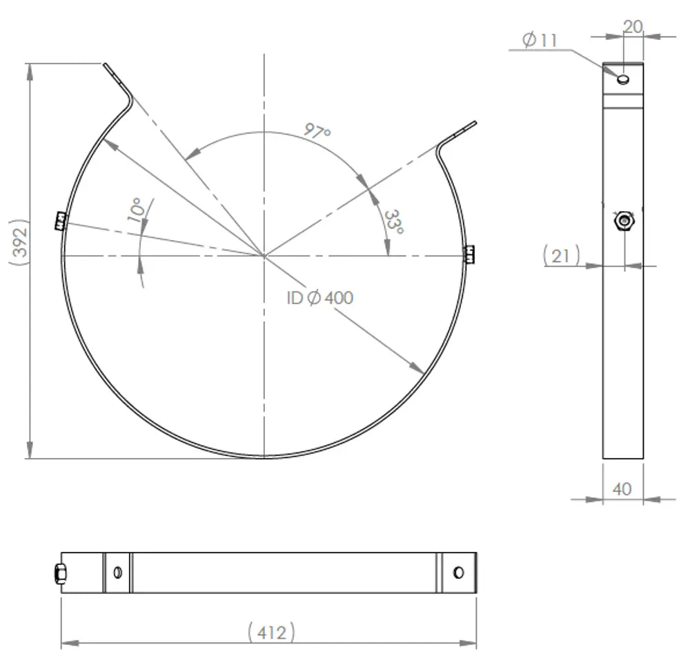 Staffa/Supporto per MAN - 49905