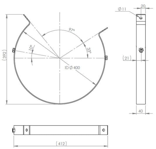 Staffa/Supporto per MAN - 49905