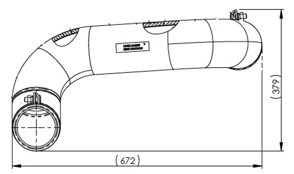 Tubo di scarico coibentato per MAN - 4IE010