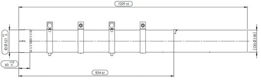 Tubo di scarico per MAN - 4IG005