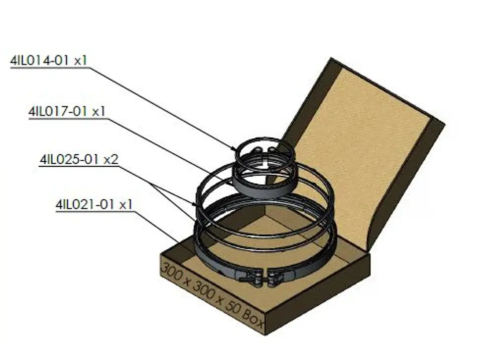 Exhuast Kit fascetta e guarnizione per MAN - 4IJ004