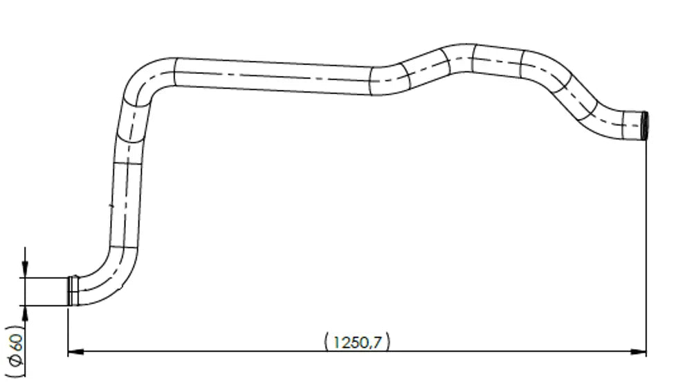 Tubo liquido di raffreddamento per MAN - 4IN026