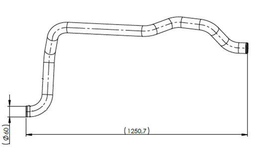Tubo liquido di raffreddamento per MAN - 4IN026