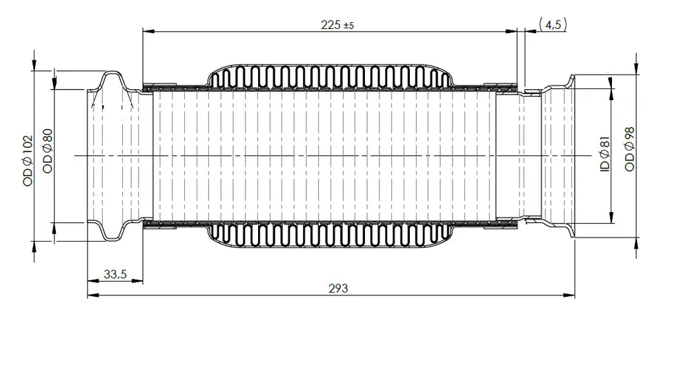 Soffietto di scarico per MAN - 4IA003