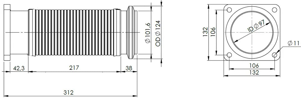 Tubo flessibile per MAN - 4IA012