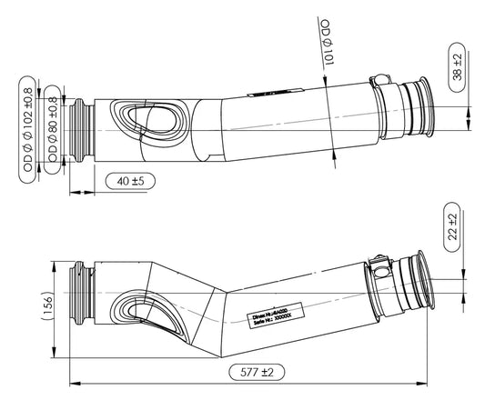 Tubo di scarico coibentato per MAN - 4IA020