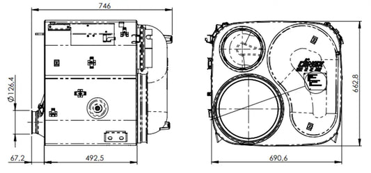 Silenziatore Euro VI per MAN TGX/TGS - 4IC019