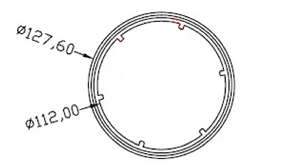 Guarnizione di scarico per MAN - 4IL002