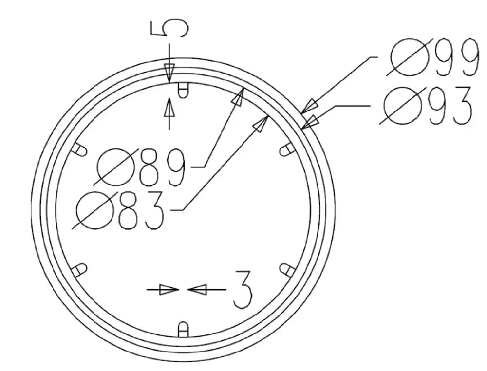 Guarnizione di scarico per MAN - 4IL012