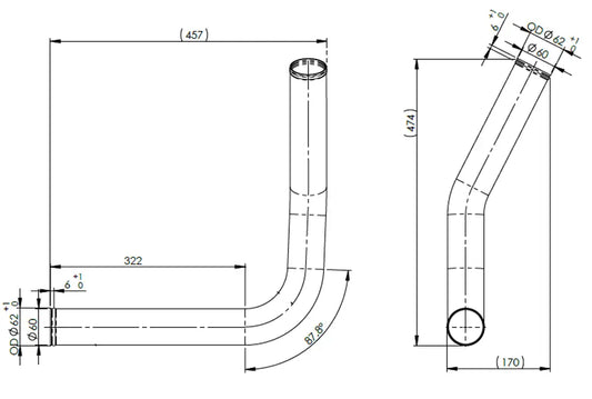 Tubo liquido di raffreddamento per MAN - 4IN018
