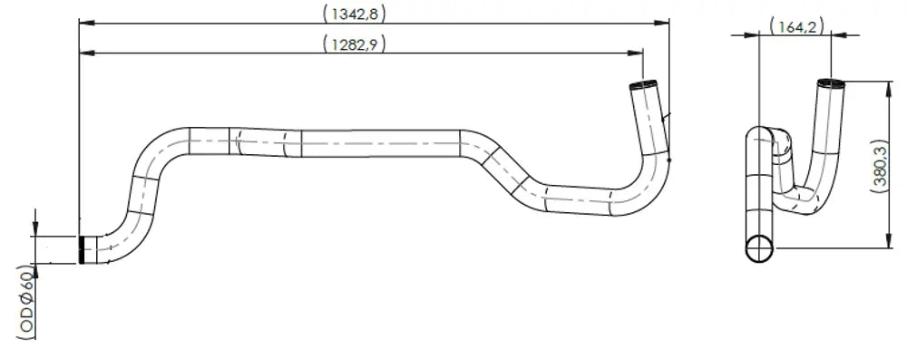 Tubo liquido di raffreddamento per MAN - 4IN027