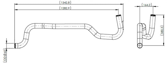 Tubo liquido di raffreddamento per MAN - 4IN027