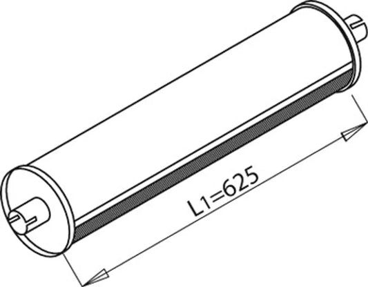 Silenziatore per Mercedes - 50305