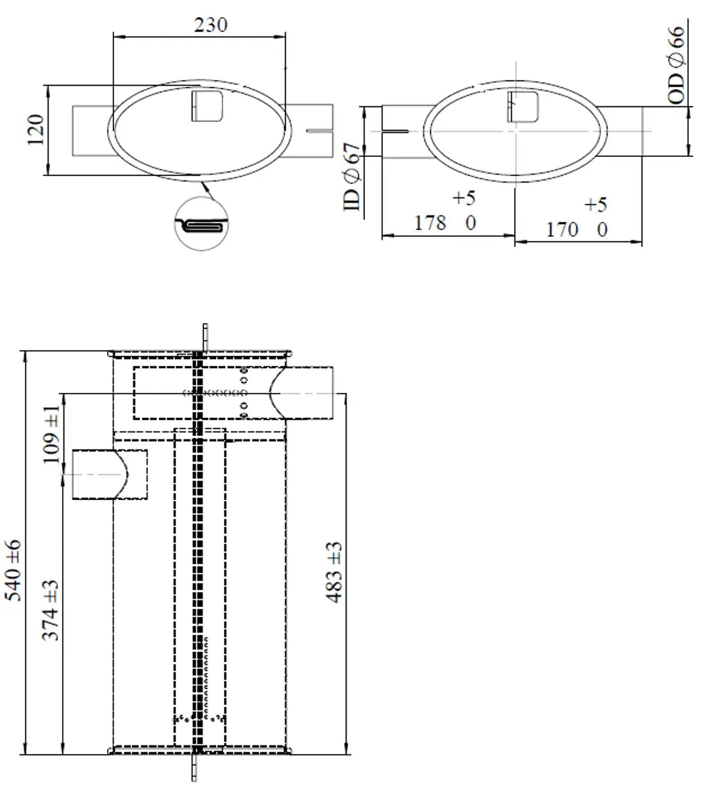 Silenziatore per Mercedes - 50352