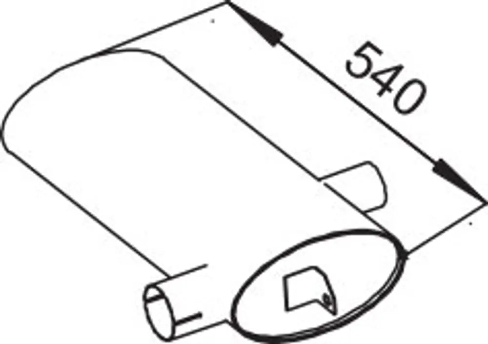 Silenziatore per Mercedes - 50352