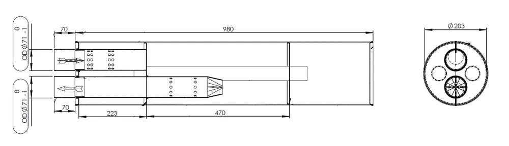 Silenziatore per Mercedes - 50372