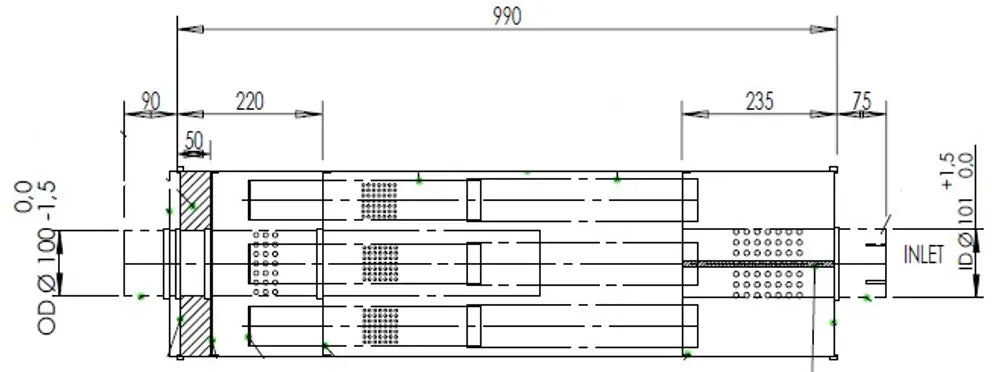 Silenziatore per Mercedes - 50392