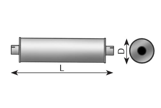 Silenziatore per Mercedes - 50392