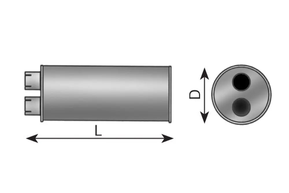 Silenziatore per Mercedes - 50404