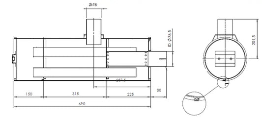 Silenziatore per Mercedes - 50410