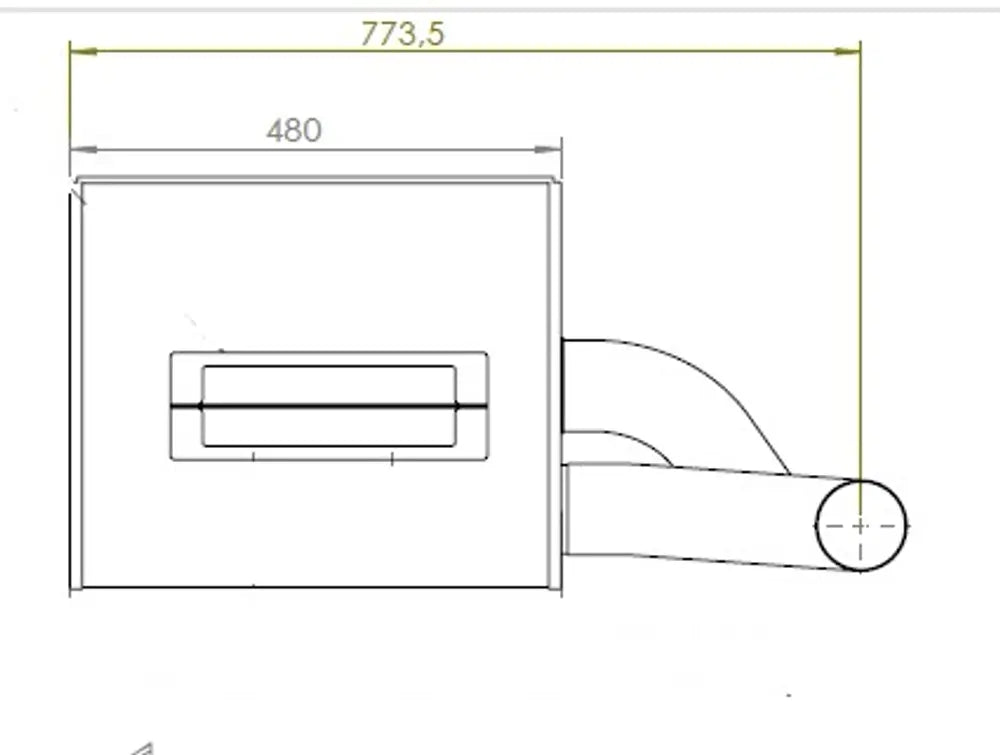 Silenziatore per Mercedes - 50466