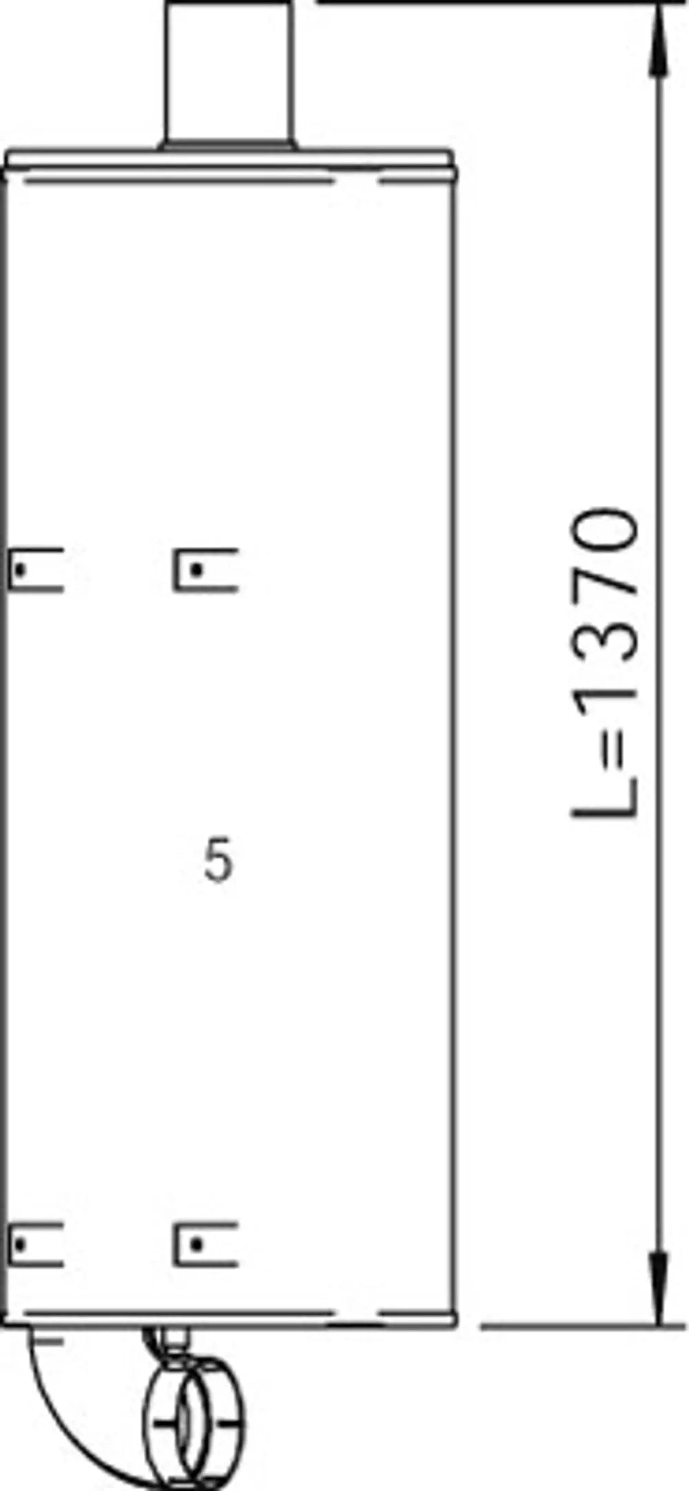 Silenziatore per Mercedes - 50473