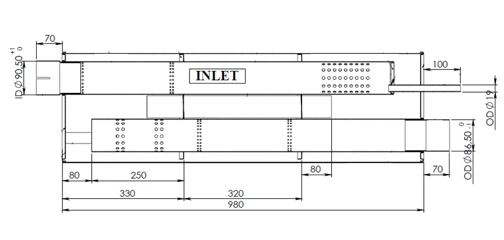 Silenziatore per Mercedes - 50488