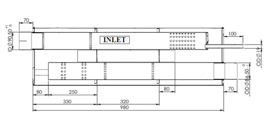 Silenziatore per Mercedes - 50488