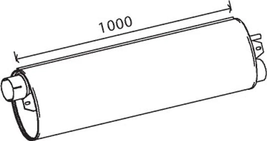 Silenziatore per Mercedes - 50488