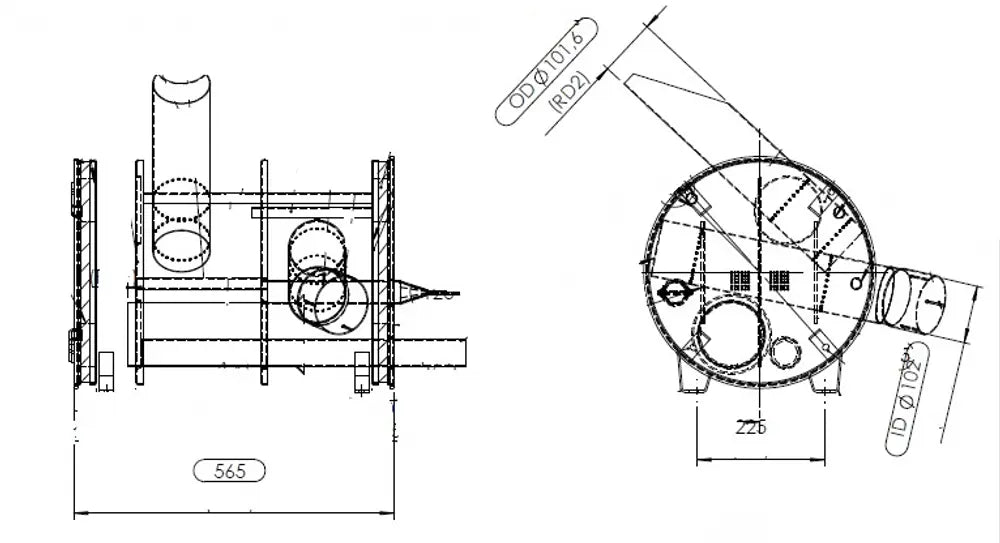 Silenziatore per Mercedes - 50491