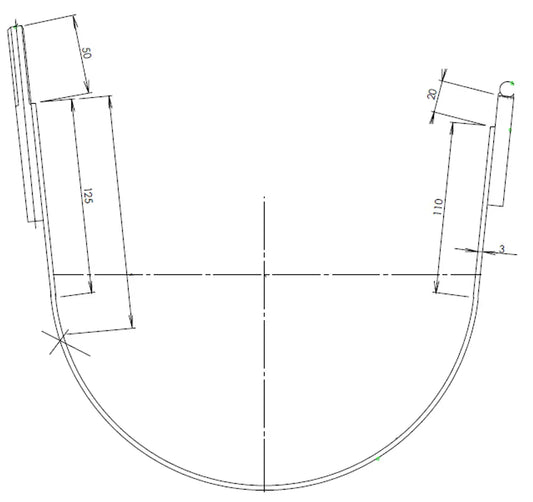 Fascia per silenziatore per Mercedes - 50813