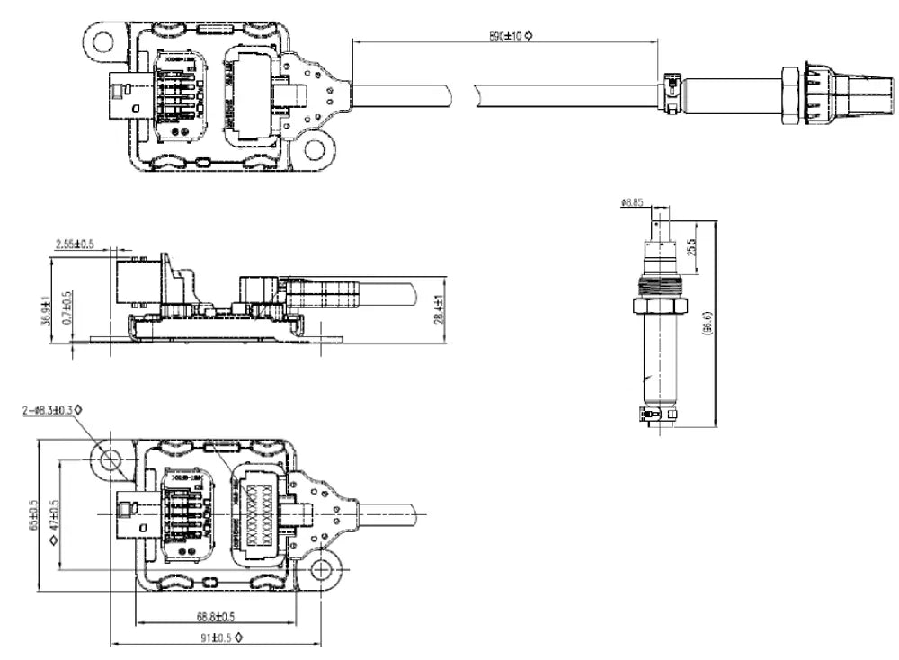 Sensore NOx per Mercedes - 51007