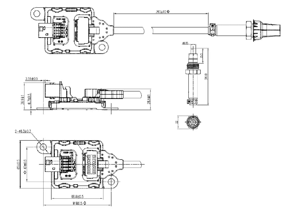 Sensore NOx per Mercedes - 51016