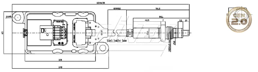 Sensore NOx per Mercedes - 51029