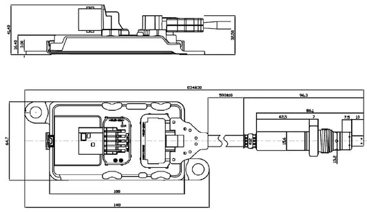 Sensore NOx per Mercedes - 51036