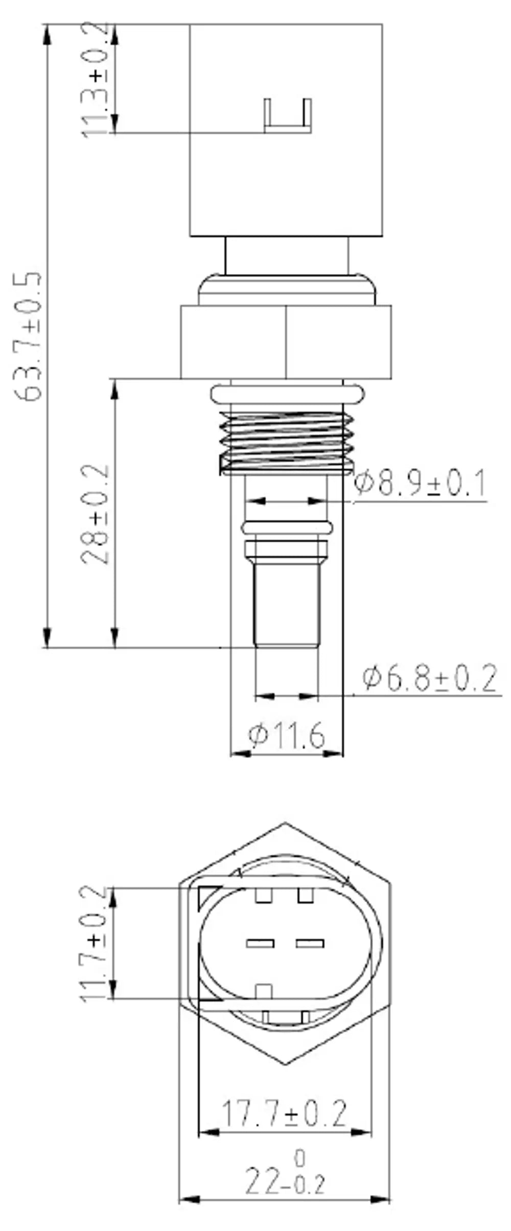 Sensore di temperatura per Mercedes - 51089