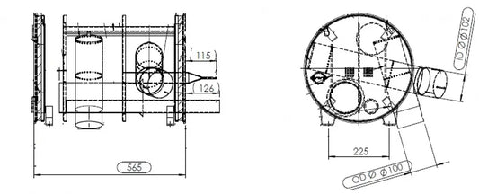 Silenziatore per Mercedes - 51304